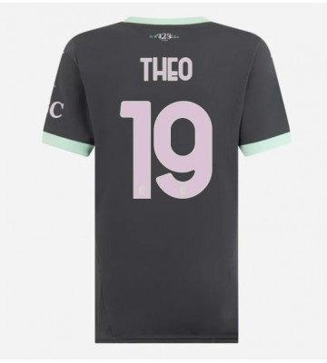 AC Milan Theo Hernandez #19 Replika Tredjetrøje Dame 2024-25 Kortærmet